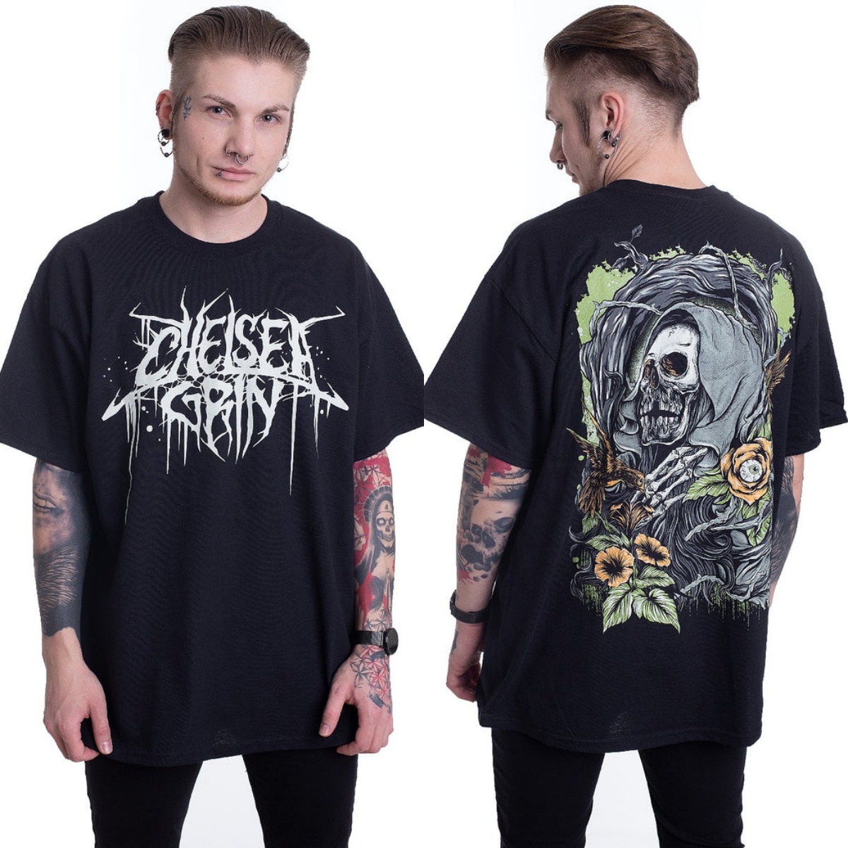 Streetwear Brand Y2K - Футболка Y2k Chelsea Grin с графическим
