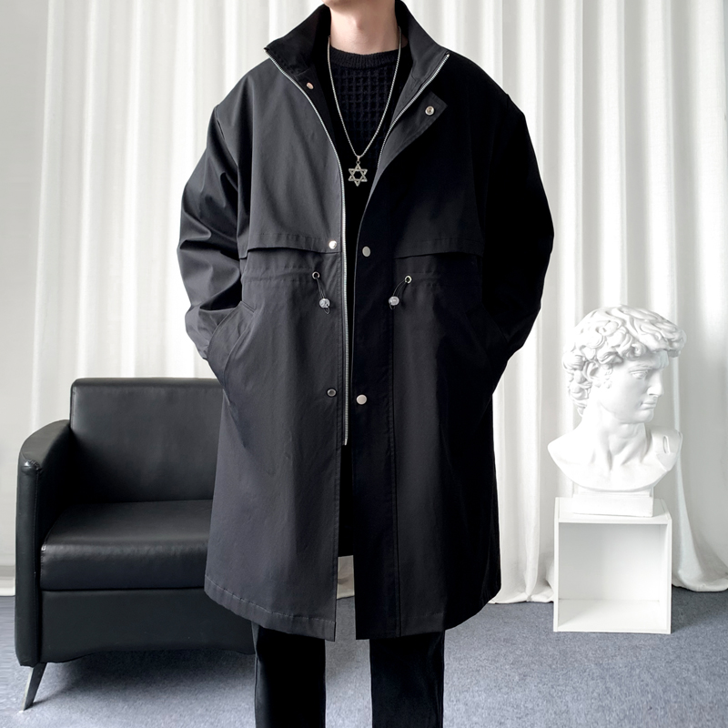 Streetwear Brand For Men - Тренч, новый плащ, корейское мужское модное