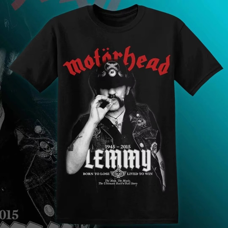 Streetwear Brand Y2K - Футболка MOTÖRHEAD LEMMY для мужчин и