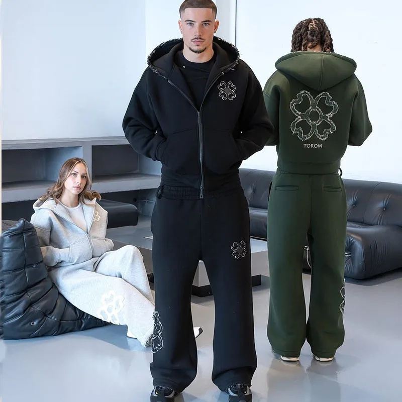 Весенне-осенний комплект: худи – обзор и цена Streetwear Brand Y2K