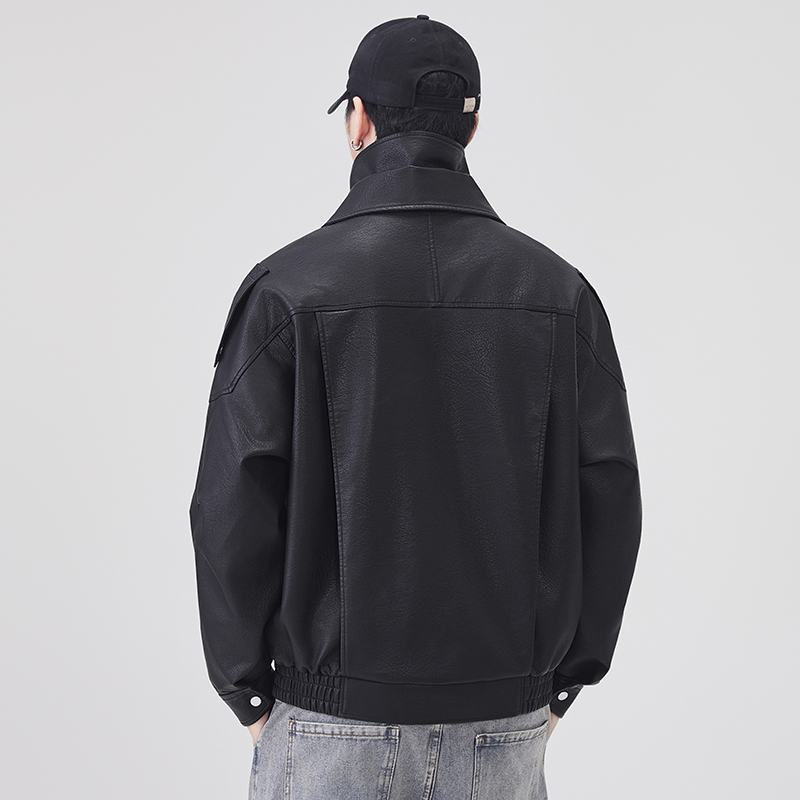 Осенне-зимняя кожаная куртка,  – обзор и цена Streetwear Brand Vintage