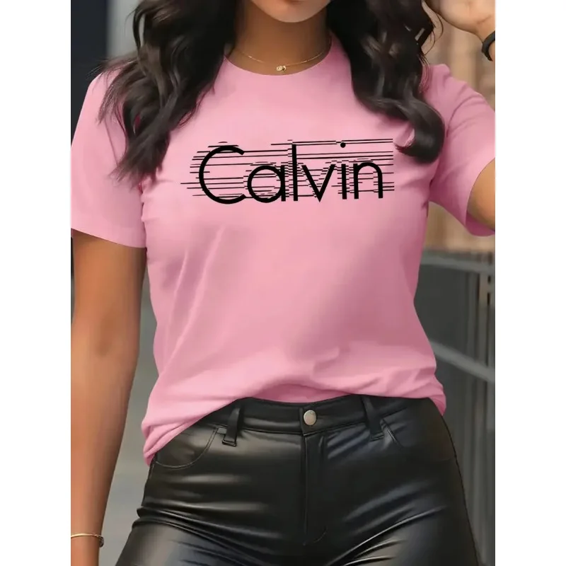 Calvin женская футболка для от – обзор и цена Streetwear Brand Y2K