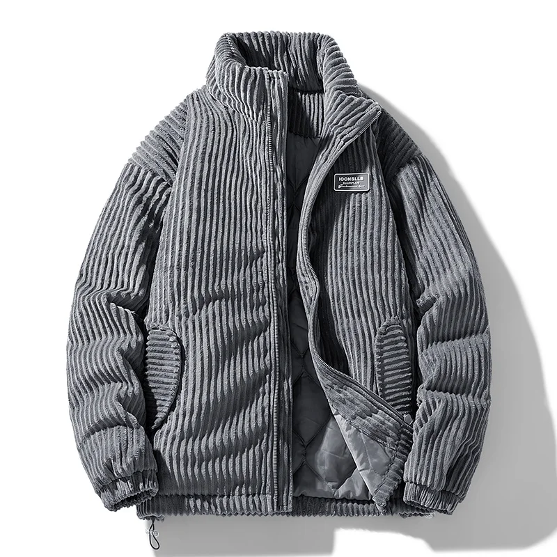 Мужская зимняя вельветовая кур – обзор и цена Streetwear Brand For Men